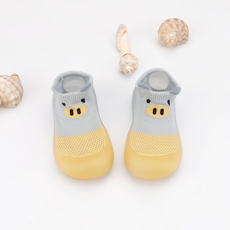 Baby Floor Socks Manufacturer - Breathable Mesh Rubber Sole Socks