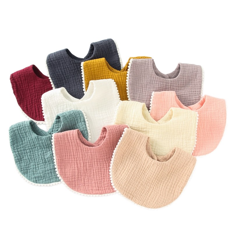 Bandana Bib Factory - U-Shaped Muslin Cotton Drooling Bib