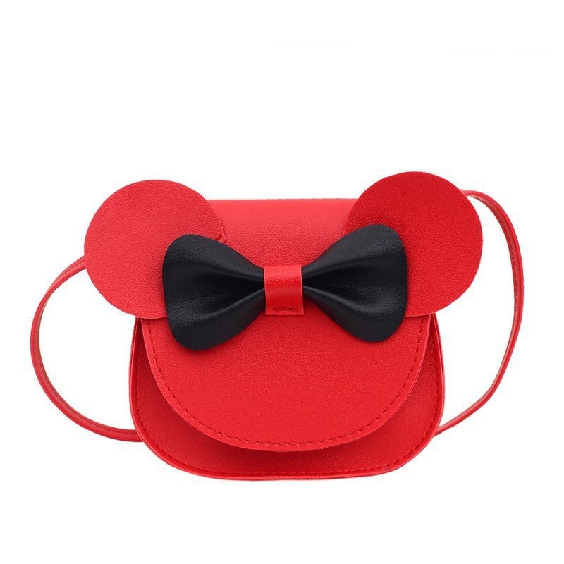 Mickey Mouse Bag Manufacturer - PU Leather Bow Shoulder Crossbody Bag