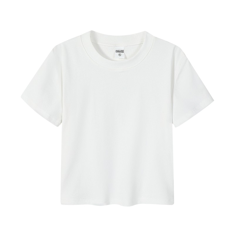 Cotton T-shirt Supplier - 230g Short Sleeved Summer Top for Women