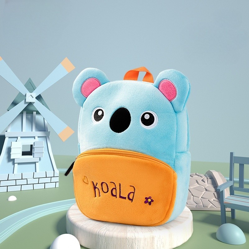 Children's Backpack Manufacturer - Plush Cow Kids School Backpack