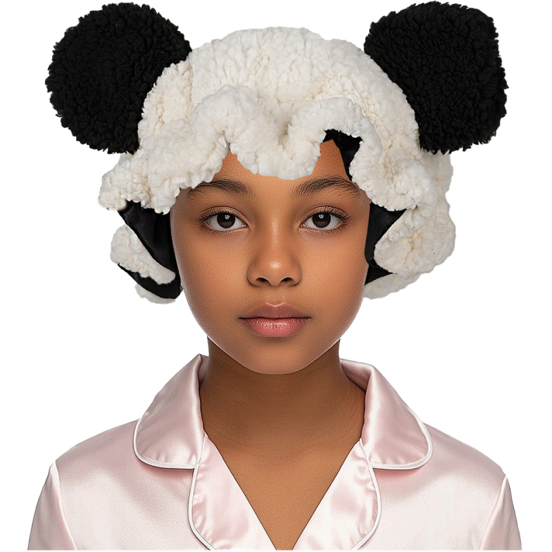 Bear Ear Nightcap Factory - Plush Kids Fluffy Sleep Hat