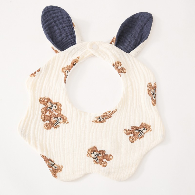 Baby Bib Set Supplier - Custom 100% Cotton Bandana Drool Bibs