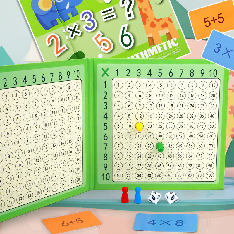 Math Teaching Aids Manufacturer - Wooden Magnetic Multiplication Puzzle