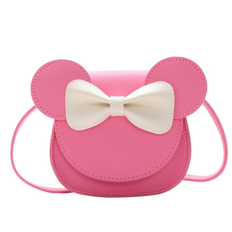Mickey Mouse Bag Manufacturer - PU Leather Bow Shoulder Crossbody Bag