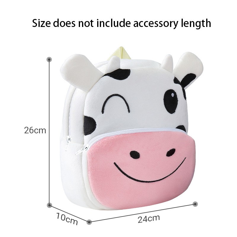 Children's Backpack Factory - Plush Animal Cartoon Zipper Bag
