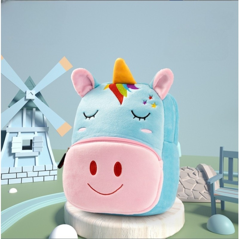 Children's Backpack Manufacturer - Plush Cow Kids School Backpack