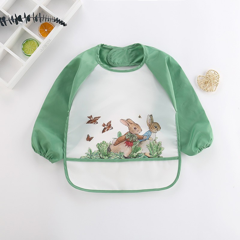 Painting Smock Manufacturer - Cute Rabbit Print Waterproof Apron