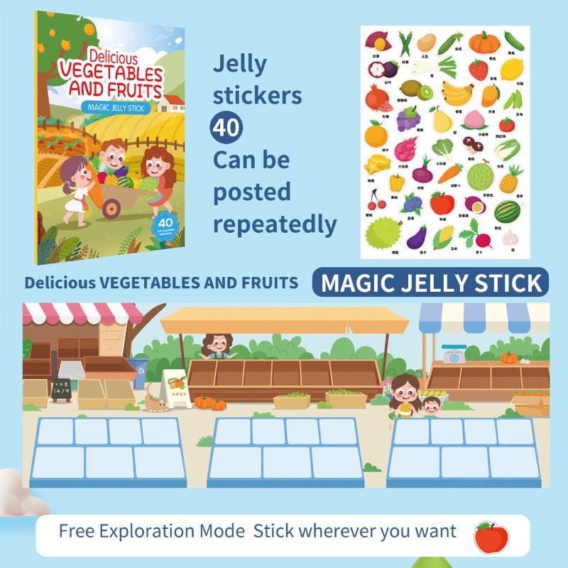 TPU Sticker Book Manufacturer - Waterproof Reusable Baby Activity Book