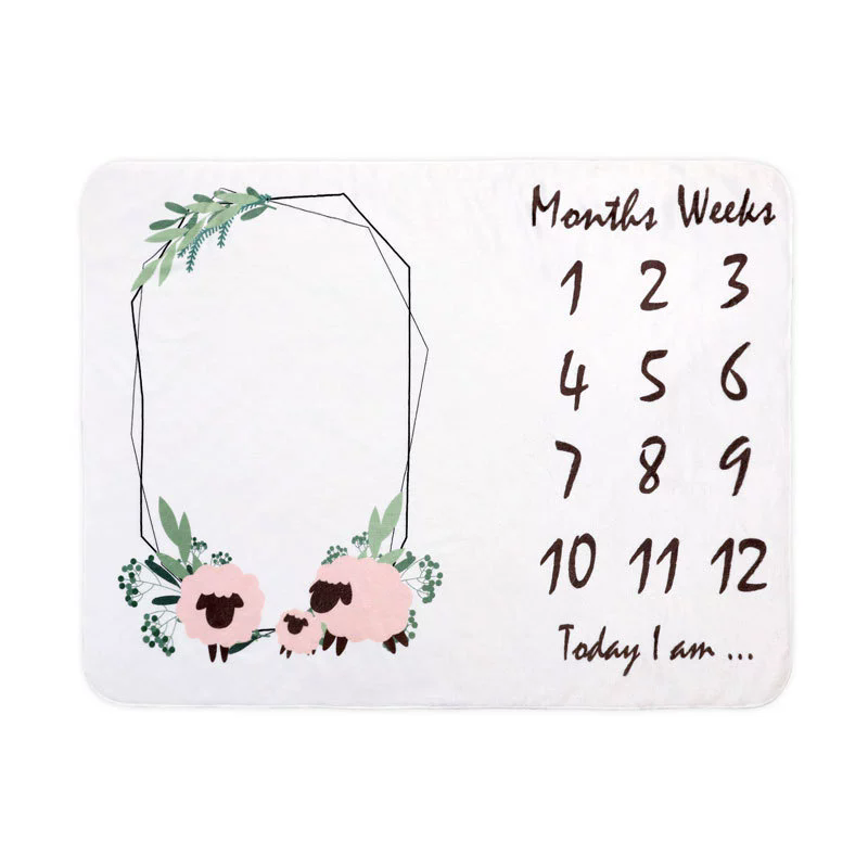 Milestone Blanket Supplier - Custom Newborn Fleece Blanket