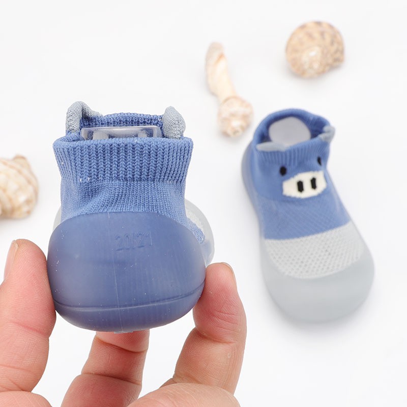 Baby Floor Socks Manufacturer - Breathable Mesh Rubber Sole Socks