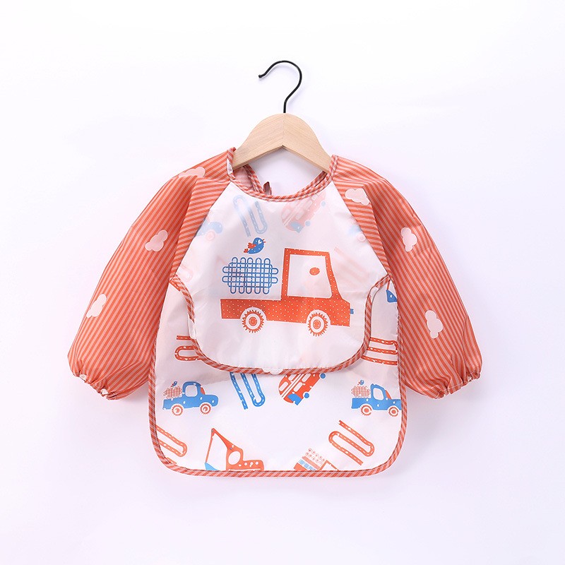 Feeding Bib Supplier - Cartoon Animal Print Food Catcher Apron