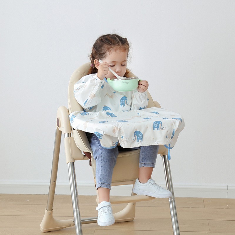 Baby High Chair Bib Manufacturer - Long Sleeve Waterproof Overall Bib