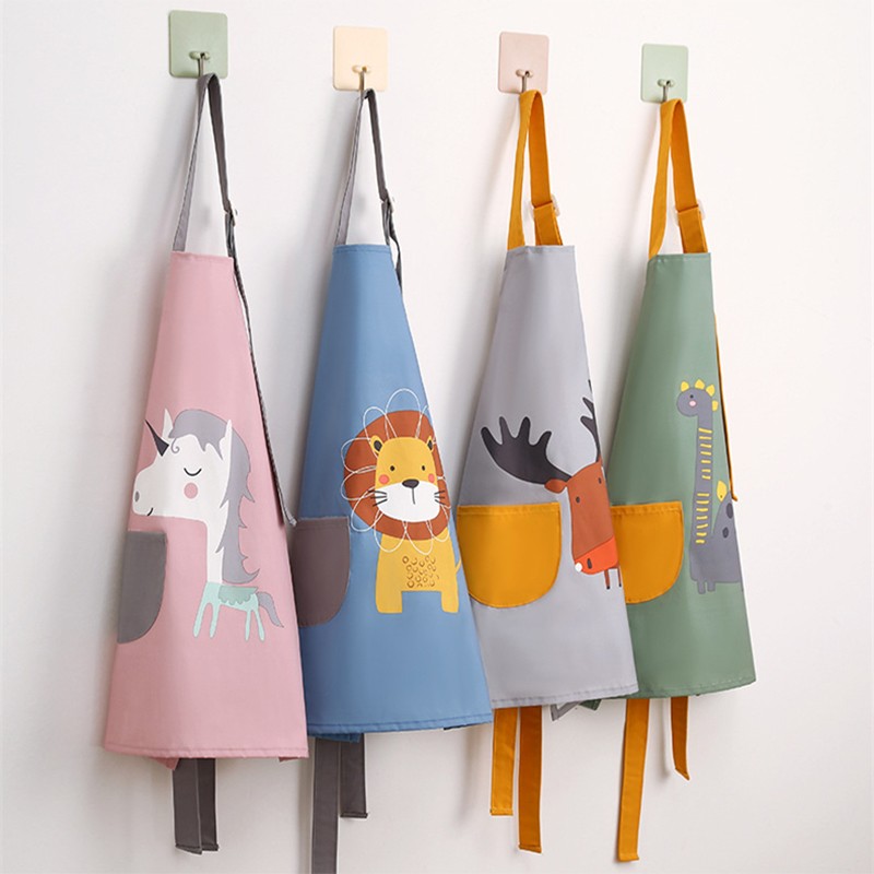 Kids Apron Factory - Waterproof Cooking Painting Apron Set