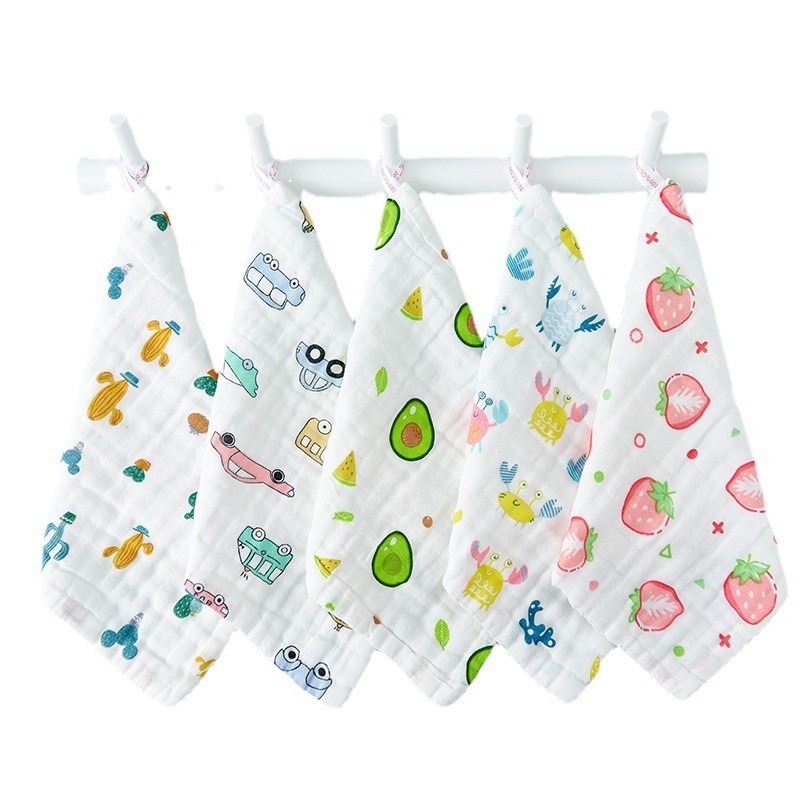 Burp Cloth Manufacturer - 6 Layers Gauze Absorbent Baby Towel