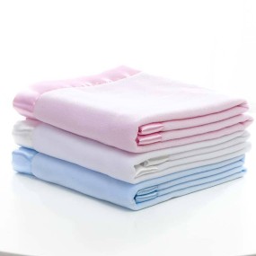 Fleece Blanket Supplier - Polar Fleece Satin Edging Baby Blanket