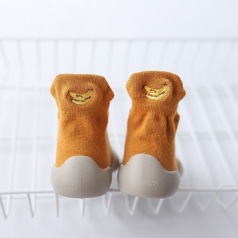 Toddler Floor Socks Factory - Fruit Embroidered Anti-slip Sock Shoes
