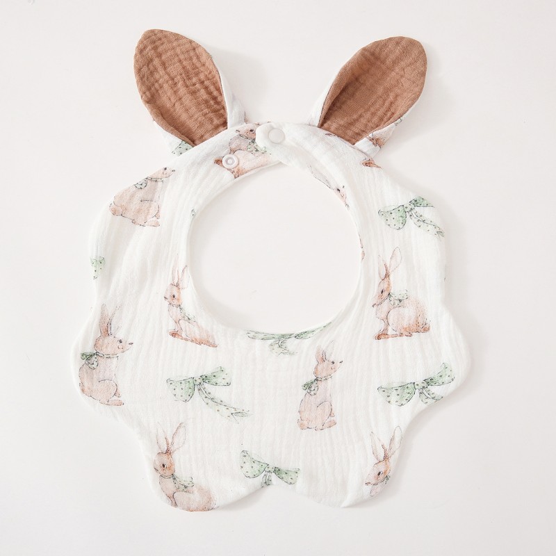 Baby Bib Set Supplier - Custom 100% Cotton Bandana Drool Bibs