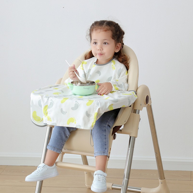 Baby High Chair Bib Manufacturer - Long Sleeve Waterproof Overall Bib