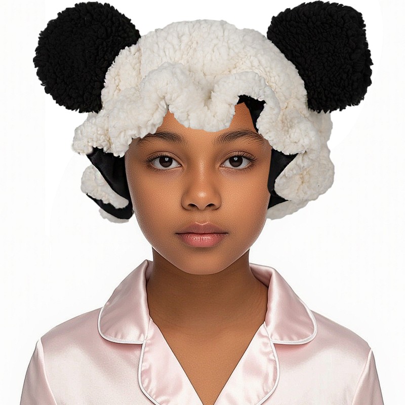 Bear Ear Nightcap Factory - Plush Kids Fluffy Sleep Hat