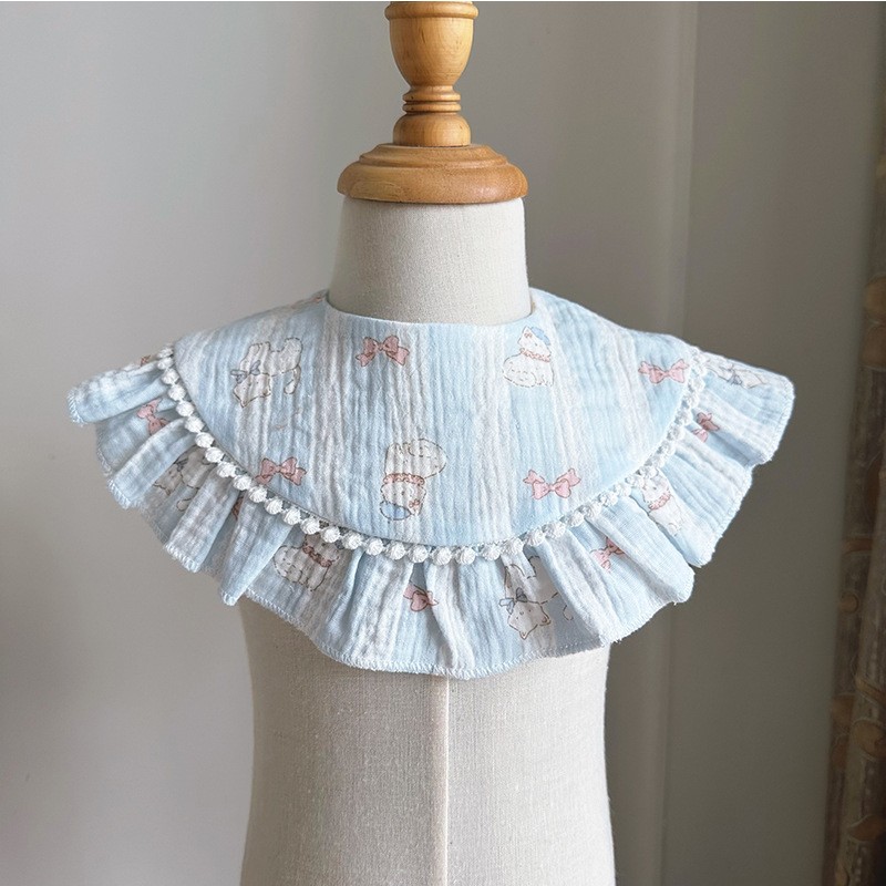 Baby Drool Bib Factory - Summer Gauze Soft Lace 360° Bib