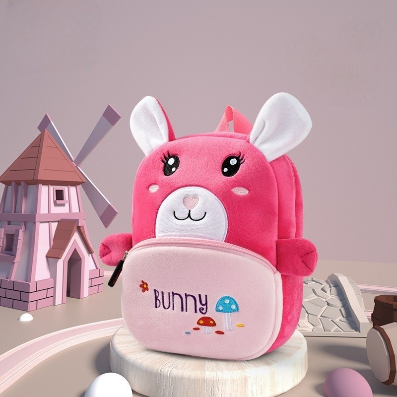 Children's Backpack Manufacturer - Plush Cow Kids School Backpack