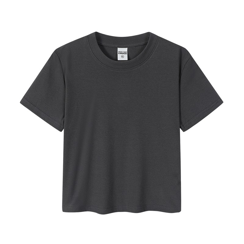 Cotton T-shirt Supplier - 230g Short Sleeved Summer Top for Women