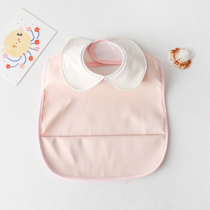 Baby Feeding Bib Manufacturer - Sleeveless PU Waterproof Apron Bib