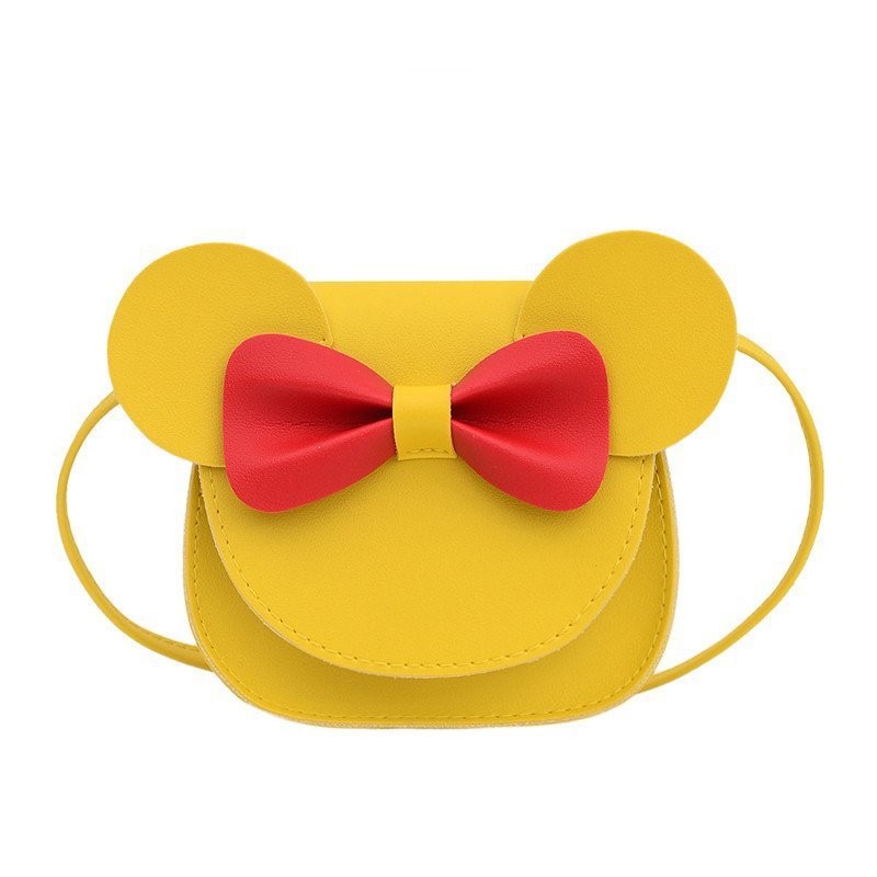 Mickey Mouse Bag Manufacturer - PU Leather Bow Shoulder Crossbody Bag
