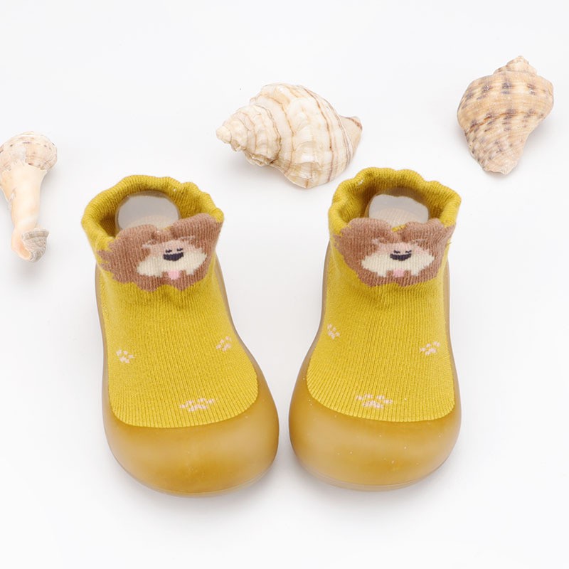 Baby Walking Shoes Factory - Cartoon Fox Bear Rubber Sole Sock