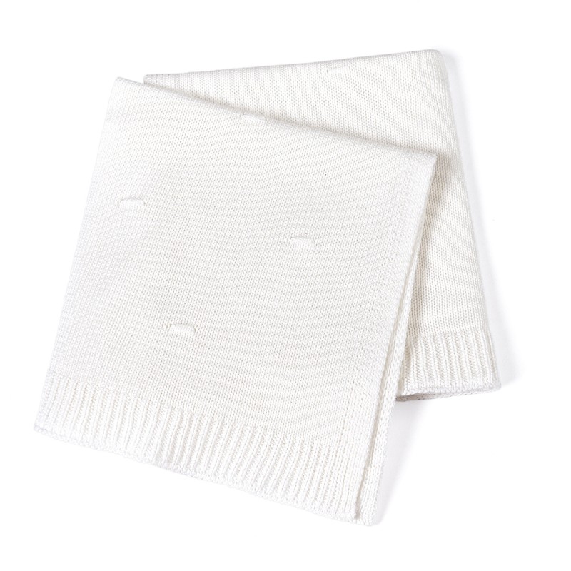 Baby Blanket Factory - Solid Color Knitted Cotton Bed Blanket