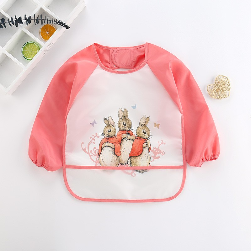 Painting Smock Manufacturer - Cute Rabbit Print Waterproof Apron