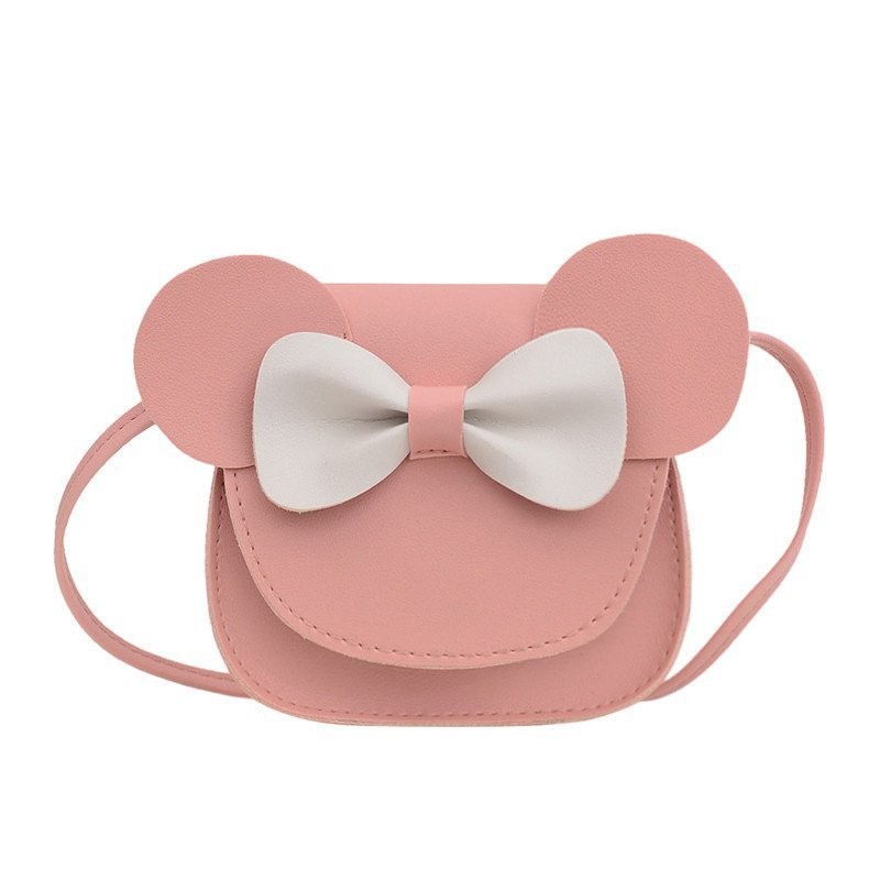 Mickey Mouse Bag Manufacturer - PU Leather Bow Shoulder Crossbody Bag