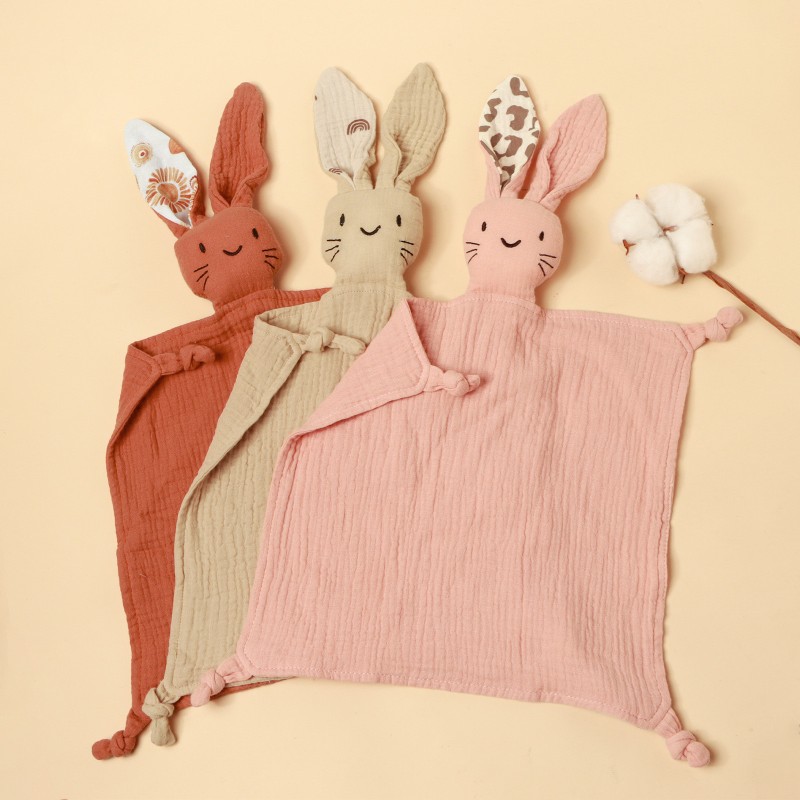 Muslin Comforter Supplier - Cotton Gauze Sleeping Doll Towel Bib