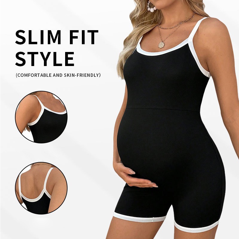 Maternity Jumpsuits Supplier - Summer Sleeveless Short Pants Sport Yoga Jumpsuits