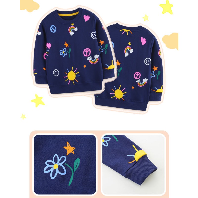 Girls Dress Supplier - Halloween Floral Sticker Cloth Children's Dress