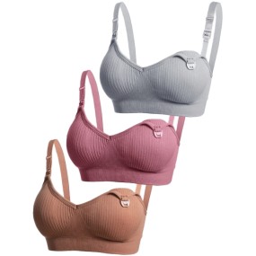 Plus Size Nursing Bra Manufacturer - No Trace Comfortable Front Open Sleeping Bra