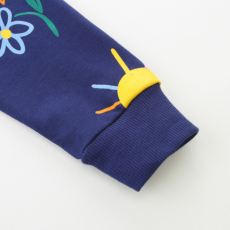 Girls Dress Supplier - Halloween Floral Sticker Cloth Children's Dress