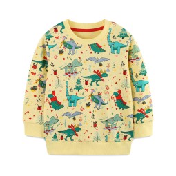 European Style Hoodie Manufacturer - Christmas O-neck Long Sleeve Children Pullover