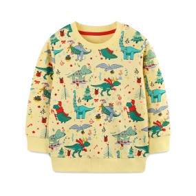European Style Hoodie Manufacturer - Christmas O-neck Long Sleeve Children Pullover