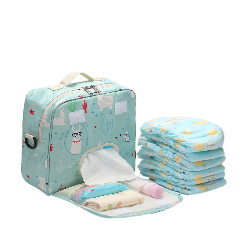 Baby Diaper Backpack Supplier - Waterproof Quilted PU With Changing Pad Mommy Bag