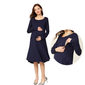 Maternity Dress Manufacturer - Loose Design Big Size Breastfeeding Wear
