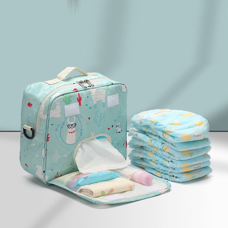 Baby Diaper Backpack Supplier - Waterproof Quilted PU With Changing Pad Mommy Bag
