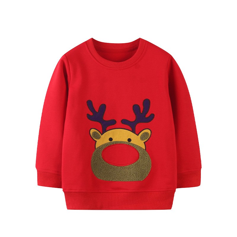 Boys Hoodie Supplier - European American Fashion Christmas Long Sleeve Pullover