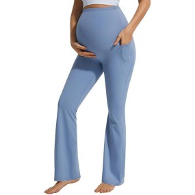 Yoga Maternity Pants Supplier - High Waist Solid Color Casual Elastic Waist Leggings