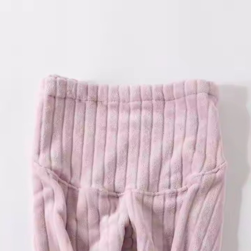 Breastfeeding Pajamas Supplier - Two Pieces Warm Long-sleeved Postpartum Nursing Clothes