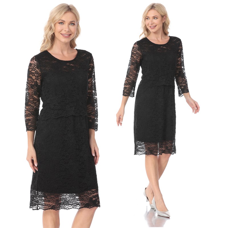 Maternity Dress Manufacturer - Wholesale Lace Breastfeeding Dresses Plus Size