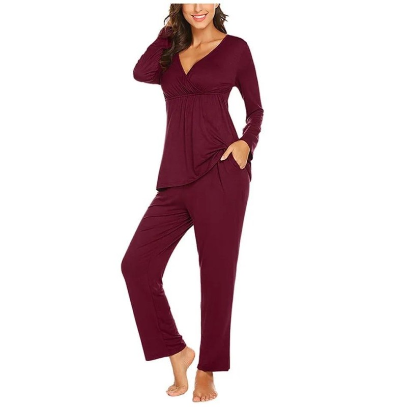 Summer Maternity Pajamas Factory - Breastfeeding Nightwear Loose Style Big Size