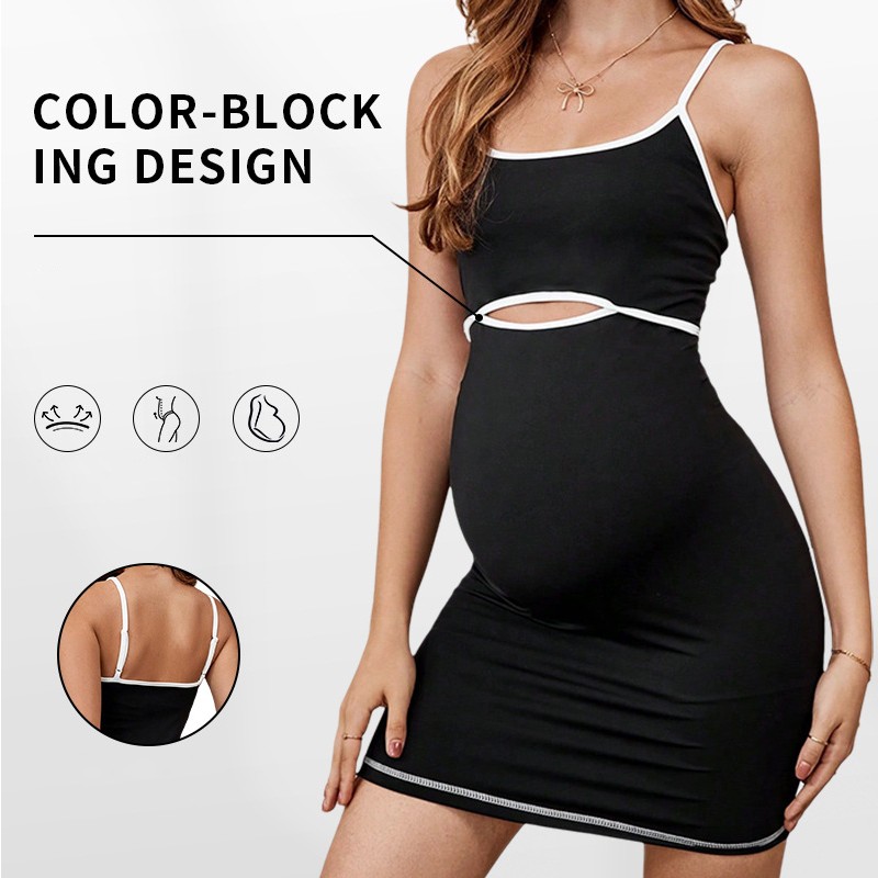 Suspender Maternity Dress Factory - Waist Slimming Leisure Fashion Design