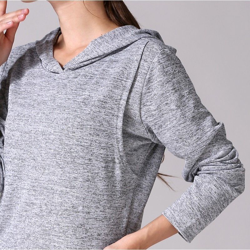 Long Sleeve Maternity Dress Supplier - Hooded Knitted Nursing Clothes for Postpartum